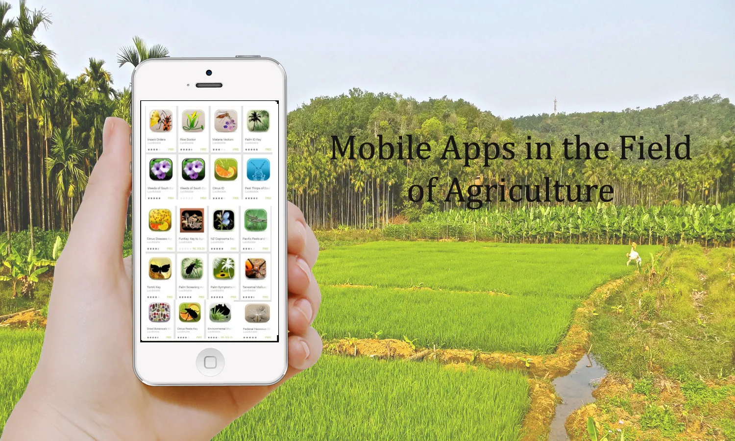 The use of mobile apps in the field of Agriculture is in the bag!